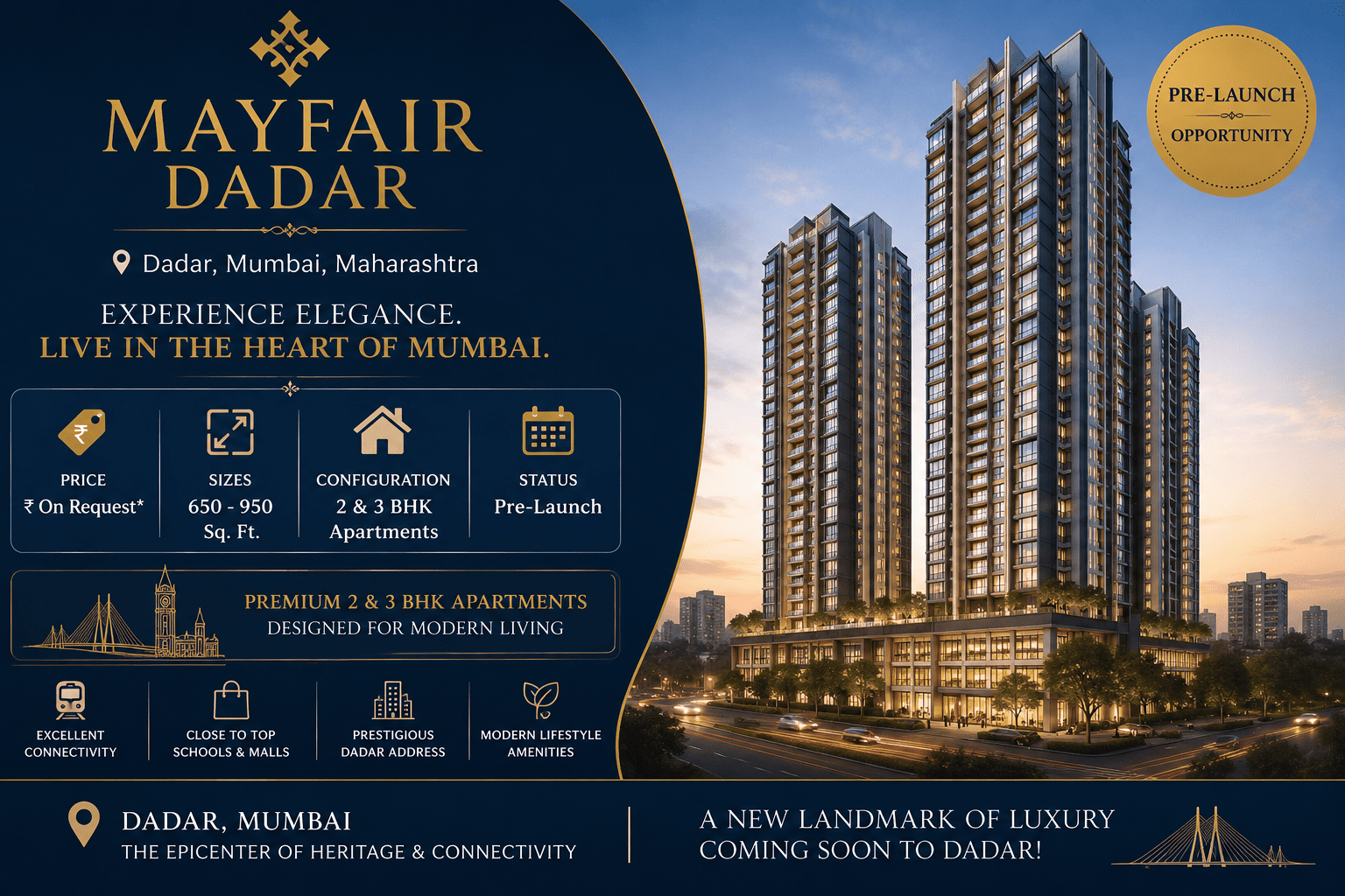 Mayfair Dadar - Premium 2 & 3 BHK Apartments in Mumbai